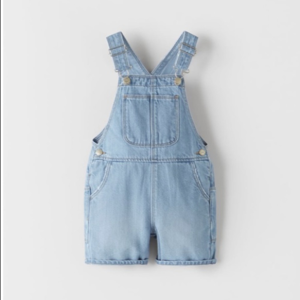 NWT Zara 12-18m denim overalls